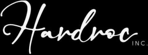 Logo of Hardroc Inc. in elegant script font